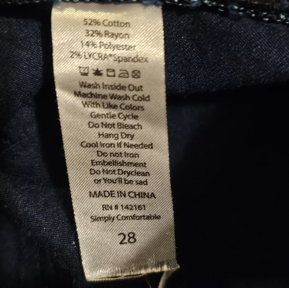 LULAROE Magic Waist Stretch Blue Jeans Women's Size 28